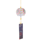 Max Japanese Style Glass Windchime Hanging Blessing Bells Home Wind Chimes 16