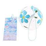 Max Japanese Style Glass Windchime Hanging Blessing Bells Home Wind Chimes 17