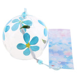 Max Japanese Style Glass Windchime Hanging Blessing Bells Home Wind Chimes 17
