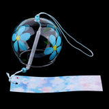 Max Japanese Style Glass Windchime Hanging Blessing Bells Home Wind Chimes 17