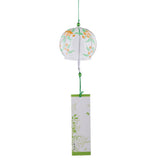 Max Japanese Style Glass Windchime Hanging Blessing Bells Home Wind Chimes 19
