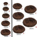Max Handmade Vine Bird Nest House Home Nature Craft Sill Holiday Decoration 6cm