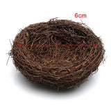 Max Handmade Vine Bird Nest House Home Nature Craft Sill Holiday Decoration 6cm