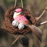 Max Handmade Vine Bird Nest House Home Nature Craft Sill Holiday Decoration 8cm