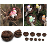Max Handmade Vine Bird Nest House Home Nature Craft Sill Holiday Decoration 12cm