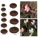 Max Handmade Vine Bird Nest House Home Nature Craft Sill Holiday Decoration 12cm