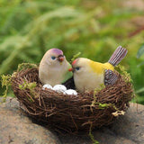 Max Handmade Vine Bird Nest House Home Nature Craft Sill Holiday Decoration 15cm