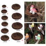 Max Handmade Vine Bird Nest House Home Nature Craft Sill Holiday Decoration 35cm