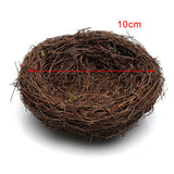 Max Handmade Vine Bird Nest House Home Nature Craft Sill Holiday Decoration 10cm