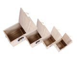 Max Wooden Wild Bird Nest Box Nesting Feeding Feeder Station House & Stick S