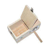 Max Wooden Wild Bird Nest Box Nesting Feeding Feeder Station House & Stick XL