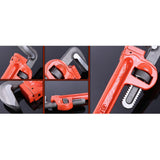 Max Plumbers Pipe Wrench Hand Wrenches with Adjustable Jaws Pliers Tool 3