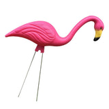 Max Lifelike Flamingo Figurine Ornaments for Lawn Pink Flamingo Animal Statue