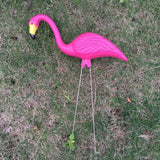Max Lifelike Flamingo Figurine Ornaments for Lawn Pink Flamingo Animal Statue