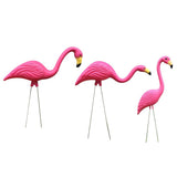 Max Lifelike Flamingo Figurine Ornaments for Lawn Pink Flamingo Animal Statue