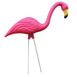 Max Lifelike Flamingo Figurine Ornaments for Lawn Pink Flamingo Animal Statue