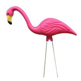 Max Lifelike Flamingo Figurine Ornaments for Lawn Pink Flamingo Animal Statue