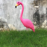 Max Lifelike Pink Flamingo Yard Garden Lawn Art Ornaments Decor Looking Up