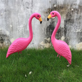 Max Lifelike Pink Flamingo Yard Garden Lawn Art Ornaments Decor Looking Up