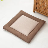 Max Flax Tatami Dining Chair Cushion Seat Mat Pillow Pad Home Decor Khaki 40cm