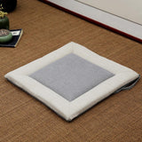 Max Flax Tatami Dining Chair Cushion Seat Mat Pillow Pad Home Decor Gray 45cm