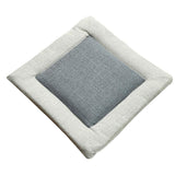 Max Flax Tatami Dining Chair Cushion Seat Mat Pillow Pad Home Decor Gray 50cm