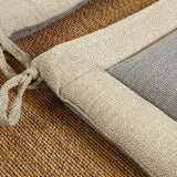 Max Flax Tatami Dining Chair Cushion Seat Mat Pillow Pad Home Decor Gray 50cm