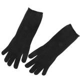 Max Cut Proof Protector Bracers Arm Hands Guards Steel Wire Long Gloves Black
