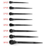 Max Scaffolding Scaffold Podger Ratchet Spanner Ratcheting Wrench Black 10-12mm