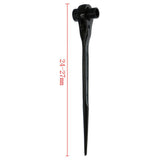 Max Scaffolding Scaffold Podger Ratchet Spanner Ratcheting Wrench Black 24-27mm