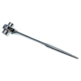 Max Scaffolding Scaffold Podger Ratchet Spanner Ratcheting Wrench Silver 19-24mm