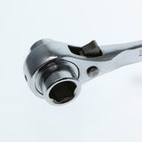 Max Scaffolding Scaffold Podger Ratchet Spanner Ratcheting Wrench Silver 21-22mm