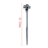 Max Scaffolding Scaffold Podger Ratchet Spanner Ratcheting Wrench Silver 21-22mm