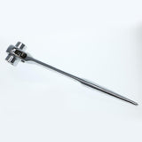 Max Scaffolding Scaffold Podger Ratchet Spanner Ratcheting Wrench Silver 21-22mm