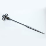 Max Scaffolding Scaffold Podger Ratchet Spanner Ratcheting Wrench Silver 24-27mm