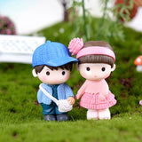 Max Miniature Couples Fairy Garden Micro Landscape Bonsai Pot Decor Standing