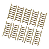 Max Maxb Micro Landscape Decor Wood Ornament Garden DIY Crafts 10pcs Ladders