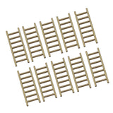 Max Maxb Micro Landscape Decor Wood Ornament Garden DIY Crafts 10pcs Ladders