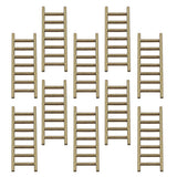 Max Maxb Micro Landscape Decor Wood Ornament Garden DIY Crafts 10pcs Ladders