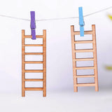 Max Maxb Micro Landscape Decor Wood Ornament Garden DIY Crafts 10pcs Ladders
