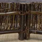 Max Maxb Mini Natural Bamboo Fence Screen Miniature Home Garden Bonsai Decor  4 S