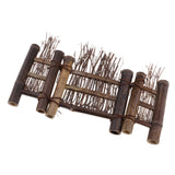 Max Maxb Mini Natural Bamboo Fence Screen Miniature Home Garden Bonsai Decor  4 S