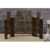 Max Maxb Mini Natural Bamboo Fence Screen Miniature Home Garden Bonsai Decor  4 S