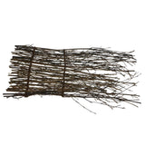 Max Maxb Garden Fence Screen Divider Border Bamboo Slat Reed Brushwood Roll 30x11cm