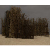 Max Maxb Garden Fence Screen Divider Border Bamboo Slat Reed Brushwood Roll 30x11cm
