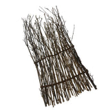 Max Maxb Garden Fence Screen Divider Border Bamboo Slat Reed Brushwood Roll 30x11cm