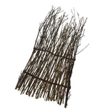 Max Maxb Garden Fence Screen Divider Border Bamboo Slat Reed Brushwood Roll 30x11cm