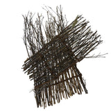 Max Maxb Garden Fence Screen Divider Border Bamboo Slat Reed Brushwood Roll 30x11cm