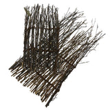 Max Maxb Garden Fence Screen Divider Border Bamboo Slat Reed Brushwood Roll 30x11cm
