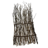 Max Maxb Garden Fence Screen Divider Border Bamboo Slat Reed Brushwood Roll 30x11cm